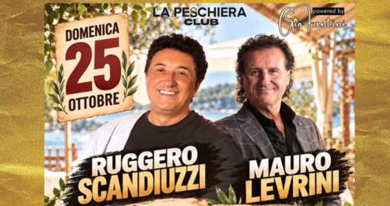 Il Pranzo è Cantato, domenica 25 ottobre con Mauro Levrini e Ruggero Scandiuzzi