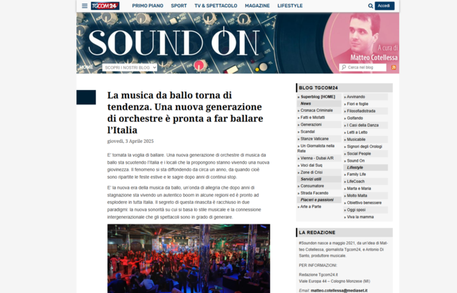 Su TgCom24 si parla di noi e del nostro settore