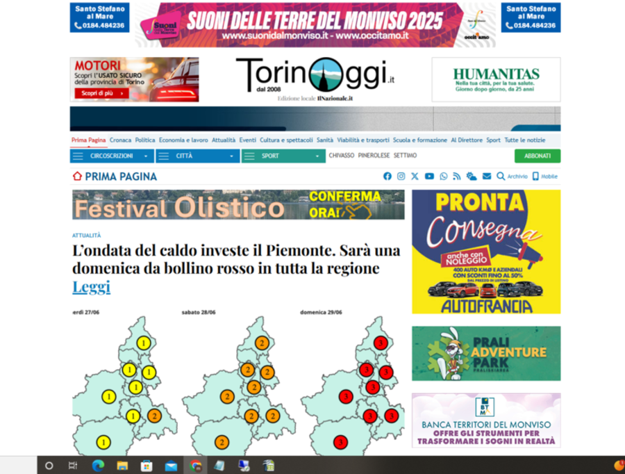 Sulla stampa locale l'articolo che parla di Ballo Globale