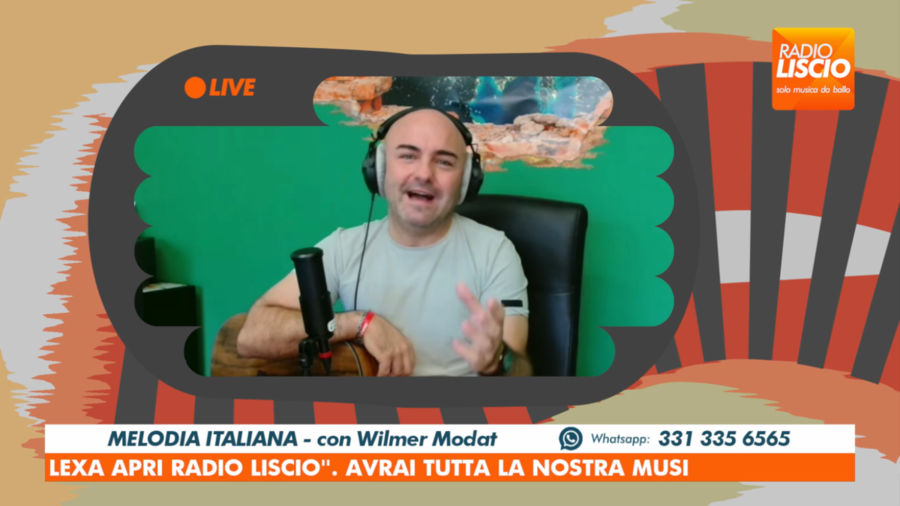 Con Melodia Italiana Wilmer Modat porta la musica in radiovisione