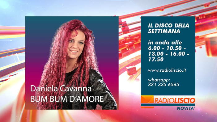 Disco della settimana: Daniela Cavanna - Bum bum d'amore