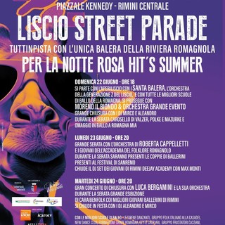 Torna a Rimini la Liscio Street Parade, la grande balera sul mare
