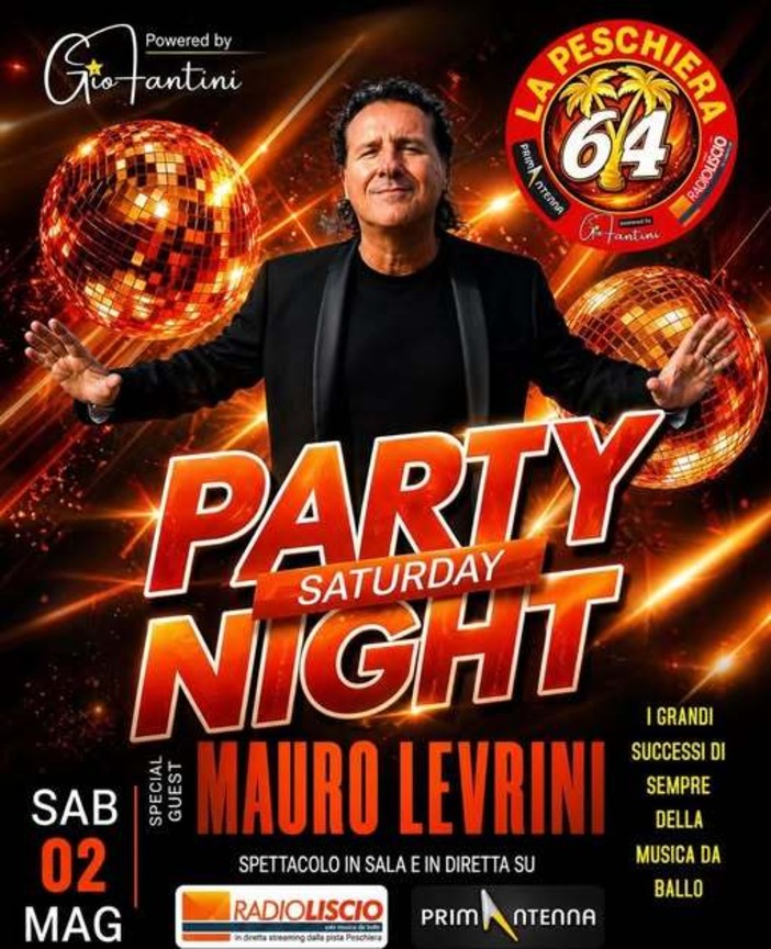 Sabato 2 maggio Mauro Levrini alla Peschiera