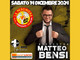Sabato 14 dicembre arriva Matteo Bensi