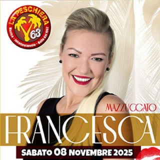 Sabato 8 novembre grande serata evento con Francesca Mazzuccato
