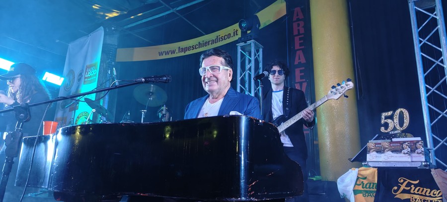 Franco Bagutti dalla Peschiera in diretta radio e tv
