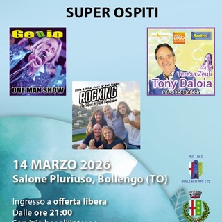 Una serata di musica e solidarietà a Bollengo