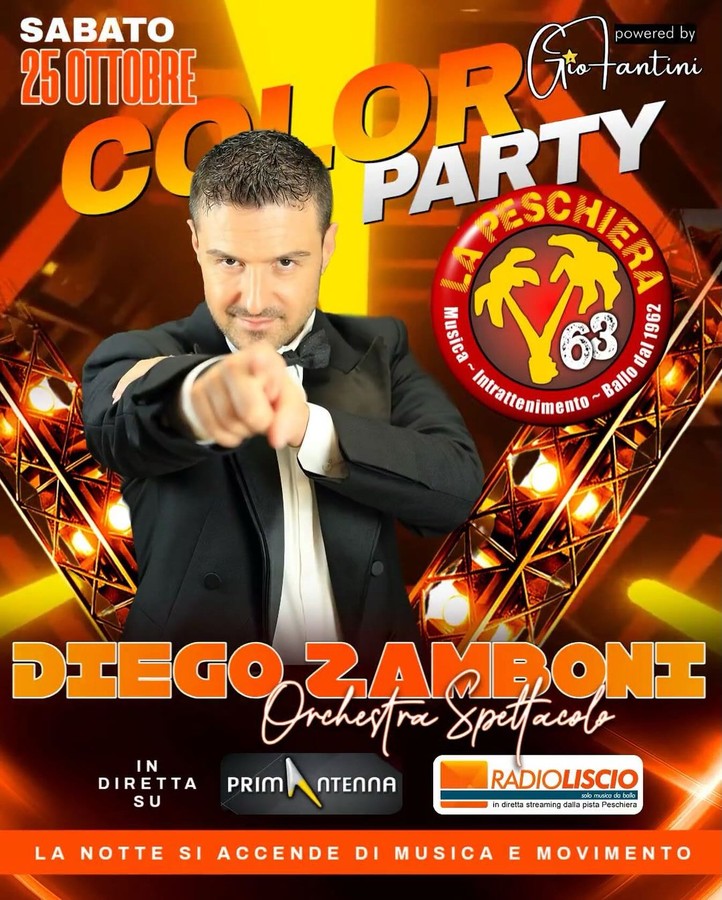 Sabato Diego Zamboni alla Peschiera per una nuova serata Radio Liscio Live Sabato Diego Zamboni alla Peschiera per una nuova serata Radio Liscio Live