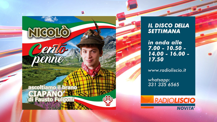Il Disco della Settimana è di Nicolò, la nuova voce giovane del liscio Il Disco della Settimana è di Nicolò, la nuova voce giovane del liscio