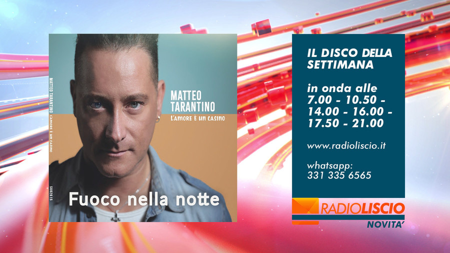 Disco della settimana: Matteo Tarantino - Fuoco nella notte